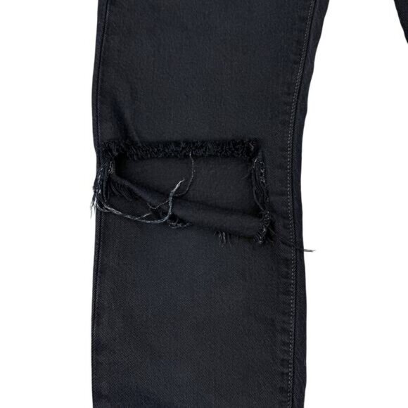 LEVI'S Premium Wedgie Icon Jean Sz 24 Black Desert - Picture 6 of 12